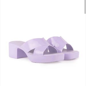 Jeffrey Campbell Bubblegum Sandals in purple